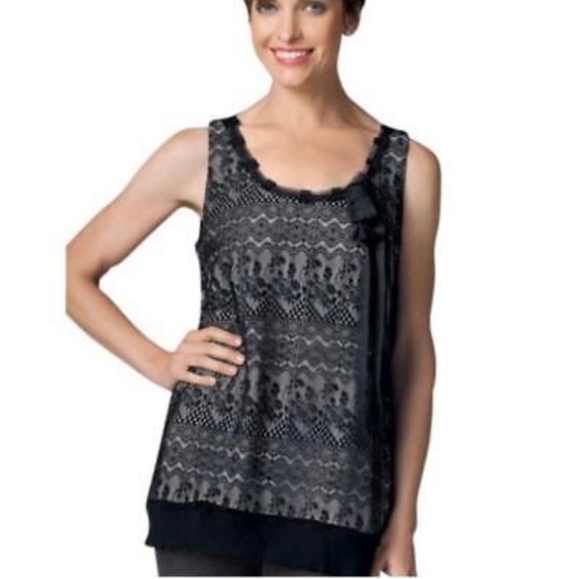 CAbi Tops - CAbi Lace Top Size Small